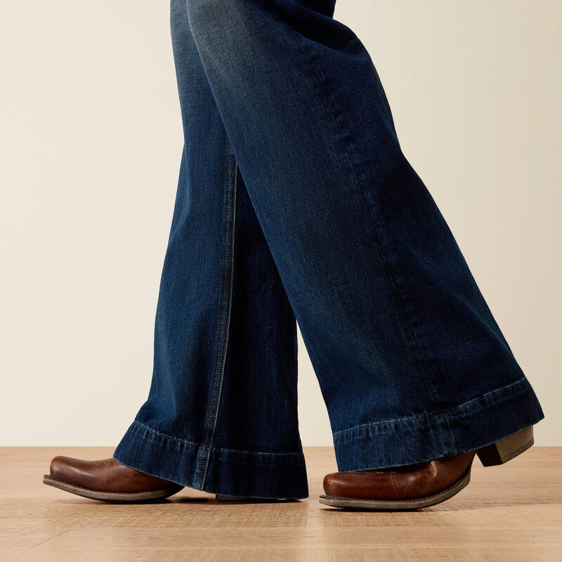 Perfect Rise Petra Flipside Wide Leg Jeans in Atmore