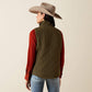 Ariat Dilon 2.0 Reversible Insulated Vest in Ivy Green/Wild Horses