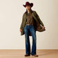 Ariat Dilon Parka Jacket in Ivy Green/ Chicory Coffee