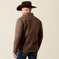 Ariat Vernon Softshell Jacket in Wren Faux Leather Print