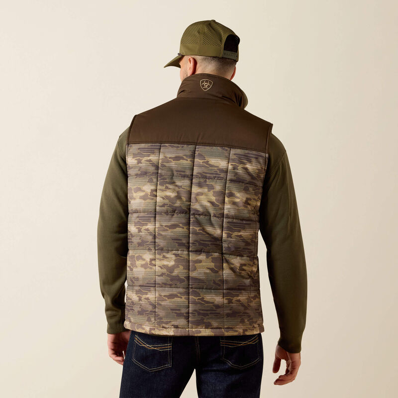 Ariat Crius Insulated Vest in Wren Camo Serape