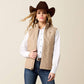 Ariat Logo Softshell Print Vest in Faded Leopard