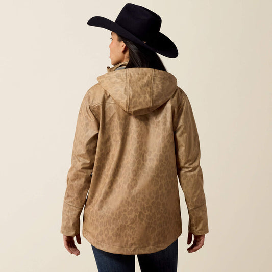 Ariat Drizzle Rain Coat Faded Leopard