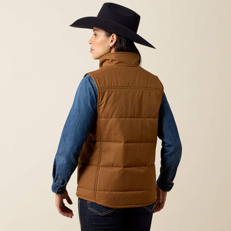 Ariat Grizzly Quilted Vest in Dachshund