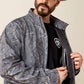 Ariat Logo Softshell Jacket in Gray Camo Print