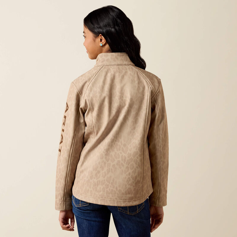 Ariat Logo Softshell Jacket in Faded Leopard