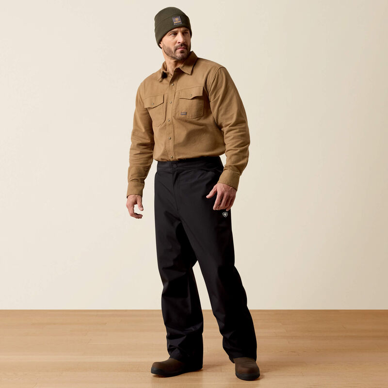 Ariat Rebar Stormshell Unisex Waterproof Pants in Black