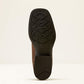 Ariat Driftwood Wide Square Toe Western Boot in Earth/ Royal Chocolate