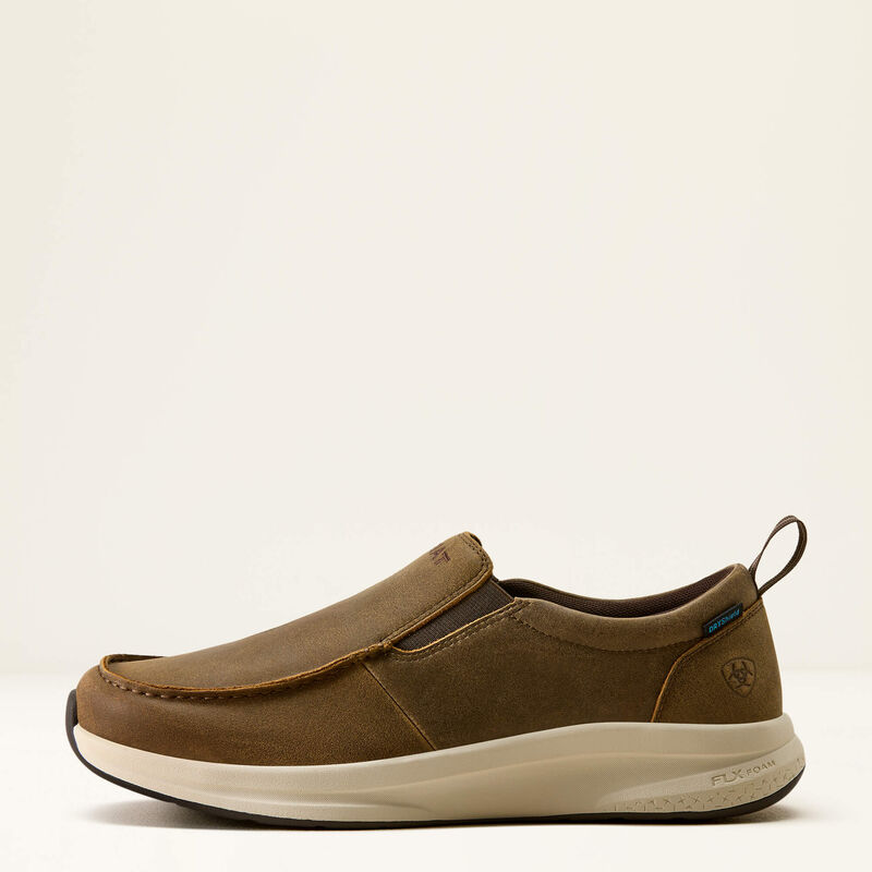 Ariat Buckeye Slip On Waterproof Shoe in Brown Bomber
