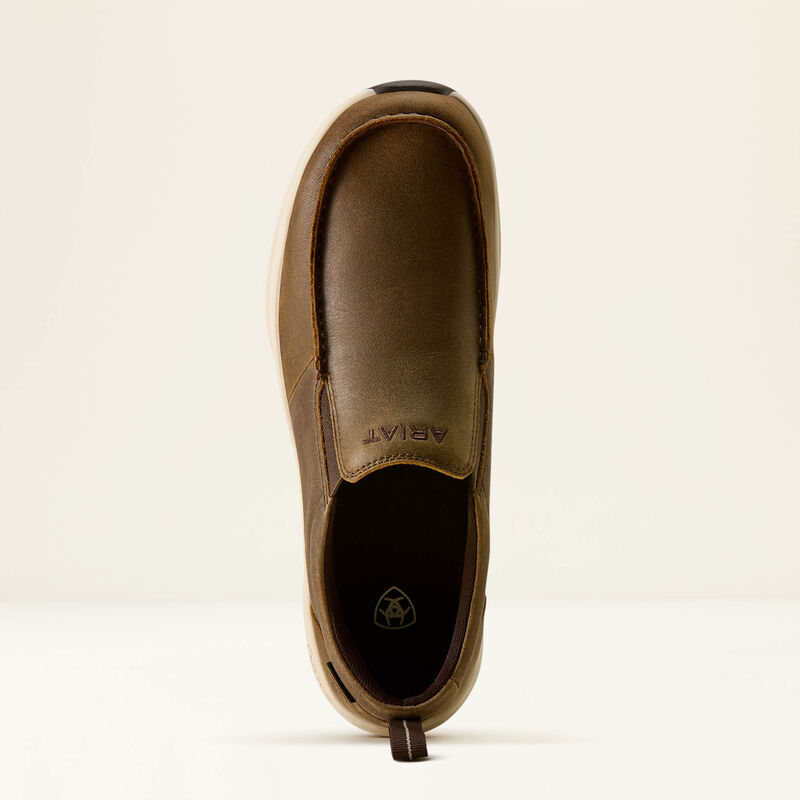 Ariat Buckeye Slip On Waterproof Shoe in Brown Bomber
