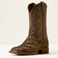 Ariat Riverside Wide Square Toe Cowboy Boot in Tan Bass Print/Loco Brown