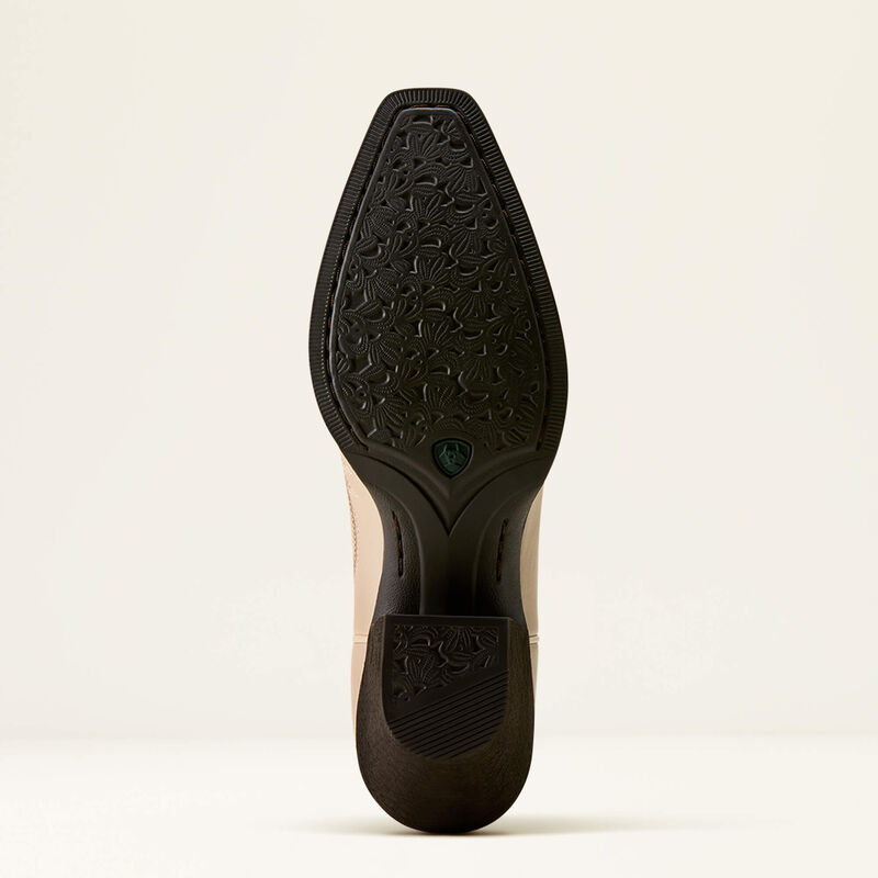 Ariat Round Up Collins D Toe Western Boot in Buttercream