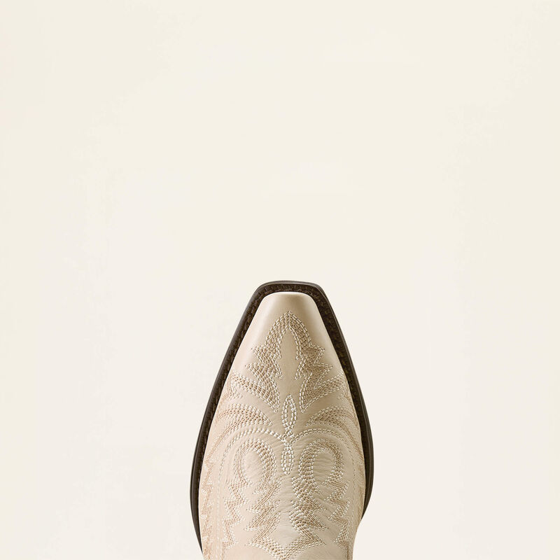 Ariat Round Up Collins D Toe Western Boot in Buttercream