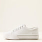 Ariat Skylar Shoe in Patent White Croc Print