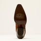 Ariat Casanova X Toe Western Boot in Oiled Tan Suede
