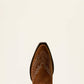 Ariat Casanova X Toe Western Boot in Oiled Tan Suede