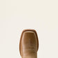 Ariat Frontier Drift Wide Square Toe Western Boot in Caramelized/ Gleaming Coral