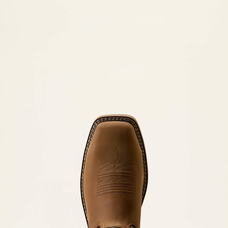 Ariat Activator Patriot Wide Square Toe Steel Toe Work Boot in Alamo Brown/ Earthy Olive