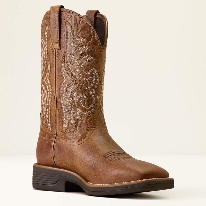 Ariat Ranger Wide Square Toe Cowboy Boot in Sunbaked Tan