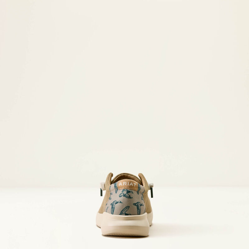 Ariat Hilo Shoe in Tan/Waterfowl Flight
