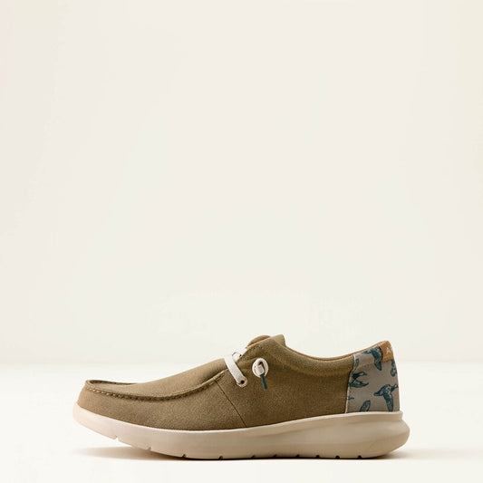 Ariat Hilo Shoe in Tan/Waterfowl Flight