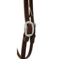 Weaver STS Ranch Signature Tack Harness Leather Browband Headstall with Ranger Buckle, 3/4"