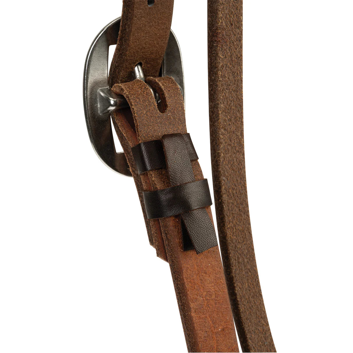 Weaver STS Ranch Signature Tack Harness Leather Browband Headstall with Ranger Buckle, 3/4"