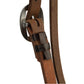 Weaver STS Ranch Signature Tack Harness Leather Browband Headstall with Ranger Buckle, 3/4"