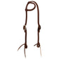 Weaver STS Ranch Signature Tack Harness Leather Sliding Ear Headstall with Ranger Buckle, 3/4"