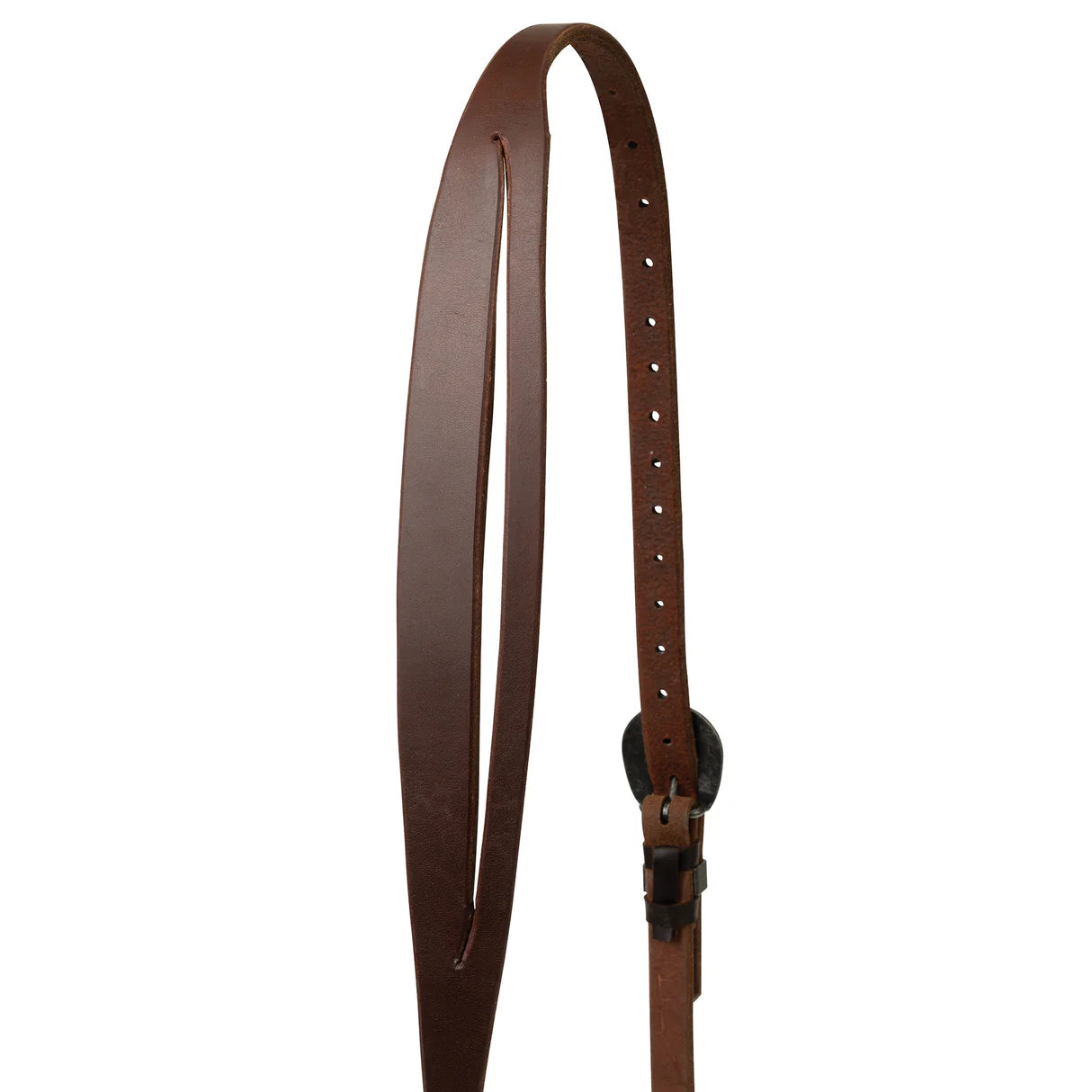 Weaver STS Ranch Signature Tack Harness Leather Split Ear Headstall with Ranger Buckle, 3/4"