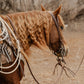 Weaver STS Ranch Signature Tack Harness Leather Split Ear Headstall with Ranger Buckle, 3/4"