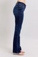 Judy Blue Daisy Dark Dream Mid Rise Bootcut