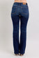 Judy Blue Daisy Dark Dream Mid Rise Bootcut