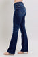 Judy Blue Daisy Dark Dream Mid Rise Bootcut