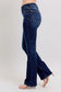 Judy Blue Daisy Dark Dream Mid Rise Bootcut