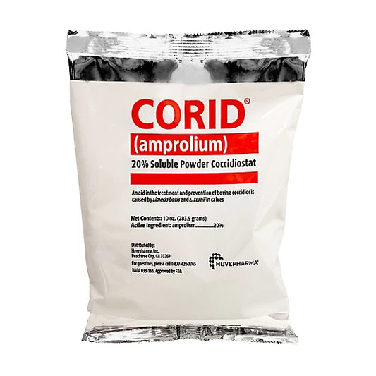 Huvepharma Corid Soluble Powder Bovine Coccidiosi Treatment