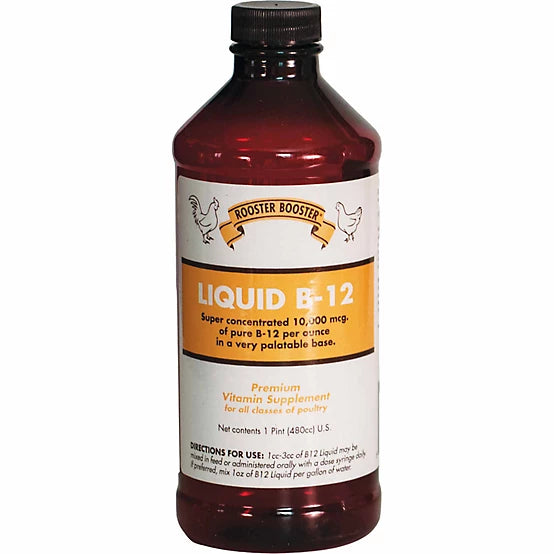 Rooster Booster Liquid B-12 Plus Vitamin K Chicken Supplement