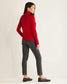 Pendleton Women's Raglan Merino Turtleneck in Salsa