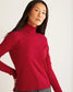 Pendleton Women's Raglan Merino Turtleneck in Salsa