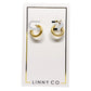 Linny Co Ada Gold Huggie Earrings