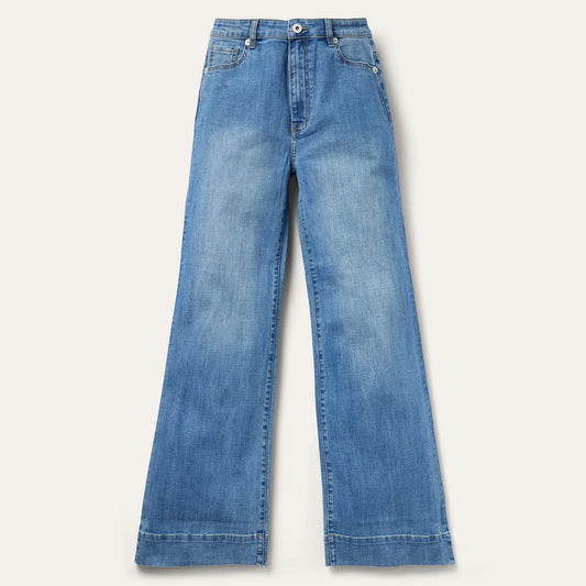 Stetson 751 High-Rise Wide Leg Jean in Light Wash