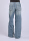 Stetson 675 Mid-Rise Wide Leg Jean in Light Wash