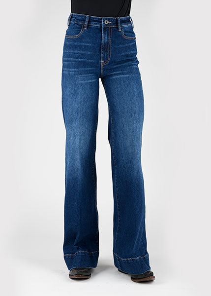 Stetson Dark Wash High Rise Wide Leg Jean