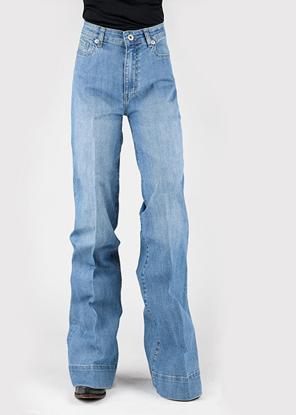 Stetson Light Wash High Rise Wide Leg Jean