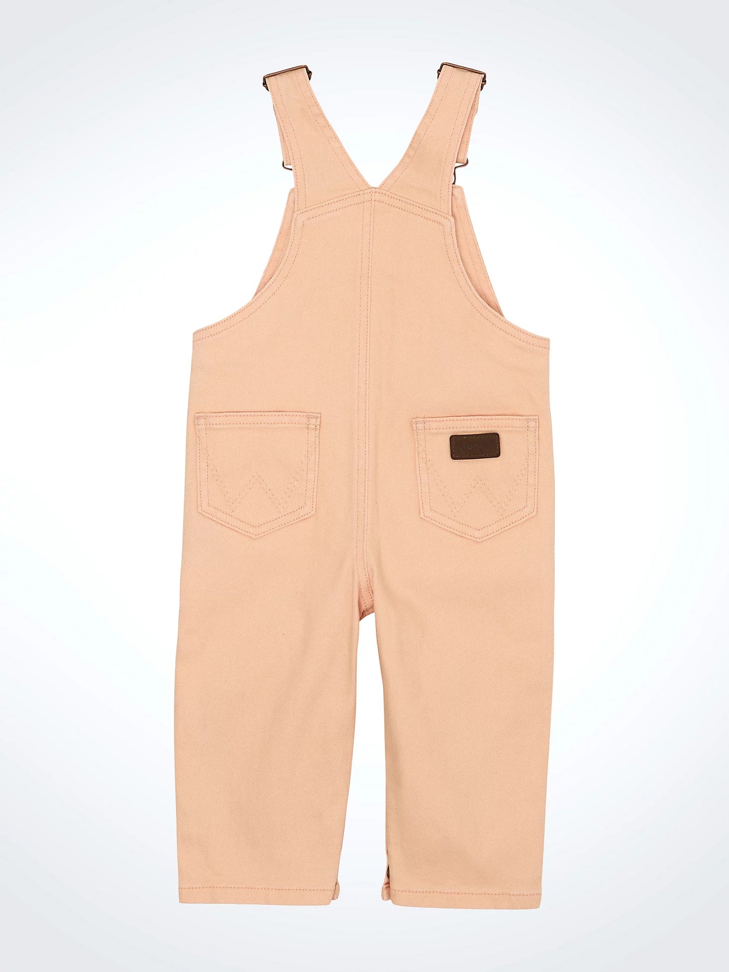 Wrangler Little Girl's Pink Denim Overalls