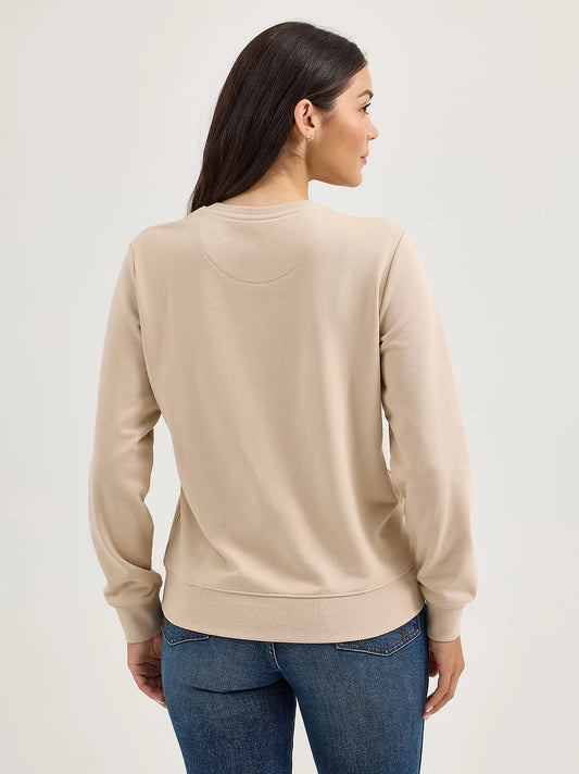 Wrangler Women's Graphic Crew Sweatshirt