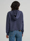 Wrangler Women's Cowboy Crew Graphic Cropped Relaxed Hoodie
