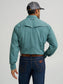 Wrangler Performance Snap Long Sleeve Solid Shirt in Pine