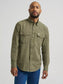 Wrangler All Terrain Gear Men's Technical Shirt in Olivine