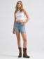 Wrangler Women's Mid-Length Cowboy Short in Blissful